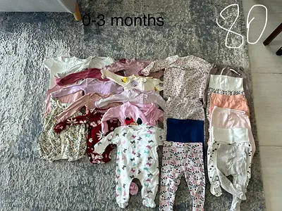 0-3 months baby girl clothes