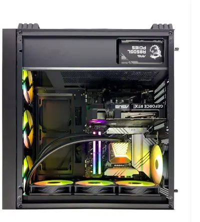 Gaming PC Build Case with RGB Cooling, High configured PC for Gaming
