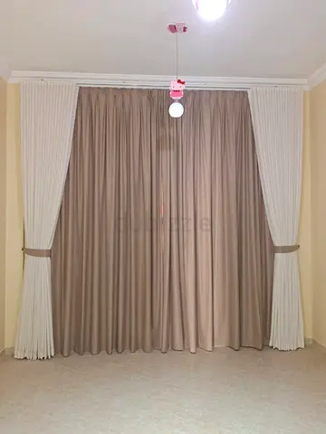 Elegant Beige and Cream Curtains