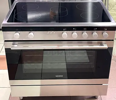 siemens latest model electric ceramic 5 hobs cooking range oven fan stove 90x60 cooker