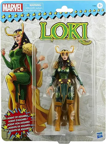 Marvel Legends Series Loki Agent of Asgard 6-inch Retro Packaging Action Figure Toy