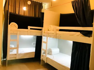 Bed Space in a Luxury Apartment in JBR With Sea View, Gym, Swimming pool