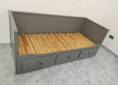 IKEA Hamnes daybed with 3 big storage drawers and 2 IKEA mattresses.