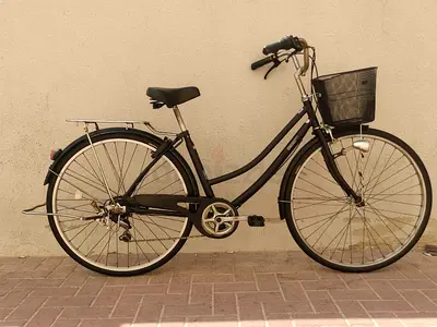 Classic Black Cruiser Bike 6 speed Shimano Dynamo Operated Light Perfect Condition Neat and clean