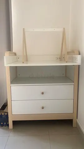 Modern Baby Changing Table with Storage