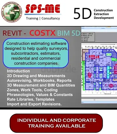 BIM 5D CostX Training in Dubai, UAE | Certified Experts