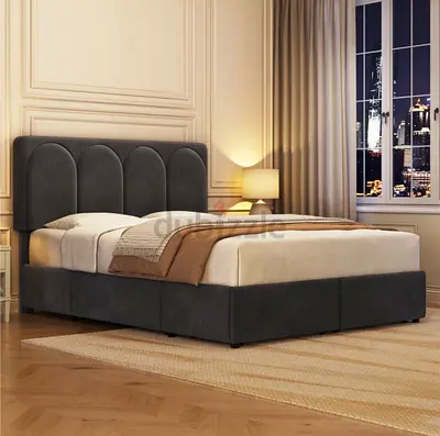 Elegant Modern Design Queen Size Fully Custom Made Bedframe