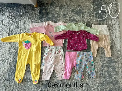 Baby girl clothes 0-6 months