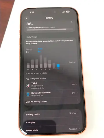 Apple iPhone Battery Health Monitoring