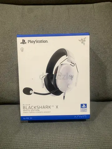 Razed Black Shark V2 X White Edition Wired Esports Headset