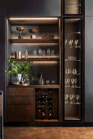 modern bar cabinet