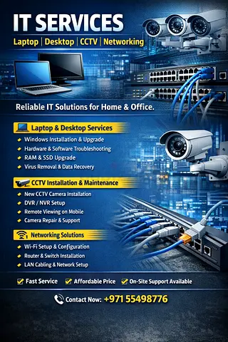 Computer networking cctv freelance services