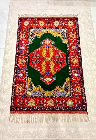 Handmade silk carpet