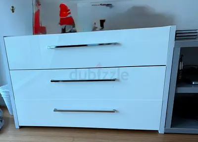 Stylish Modern White Dresser