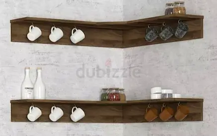 Stylish Corner Shelf for Kitchen or Living Room