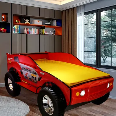 Red Car Bed for Kids