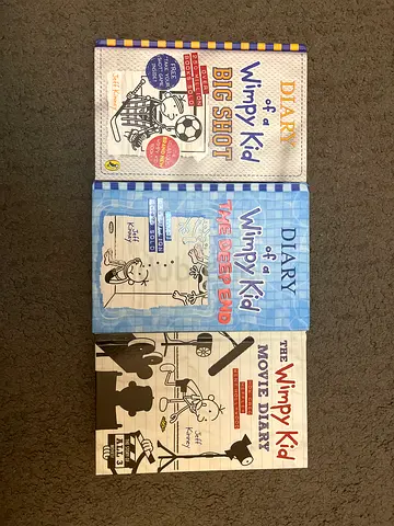 The diary of wimpy kid books