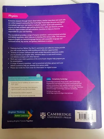 Physics Cambridge IAL textbook