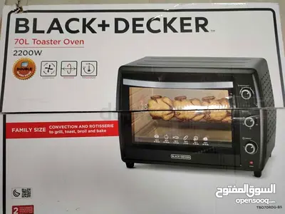 Black+Decker 70L Toaster Oven - 2200W