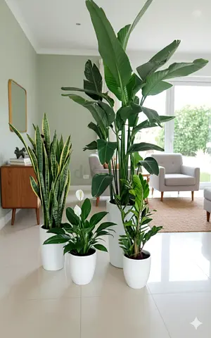 Elegant Indoor Plant Collection
