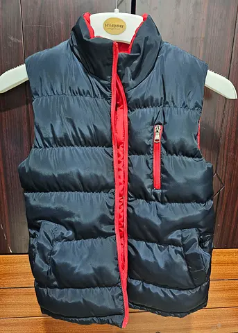 Boys Sleeveless Puffer Vest