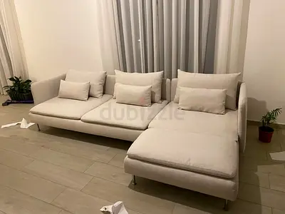 IKEA Soderhamn L shape sofa Beige