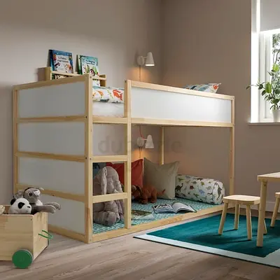 Modern Bunk Bed with Play Space