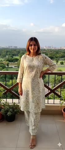 Elegant Floral Traditional Outfit original Shaphire branded