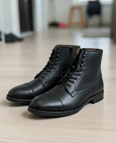 Stylish Black Leather Boots