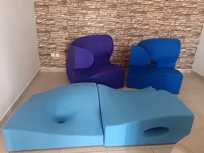 Colorful Modern Seating Set