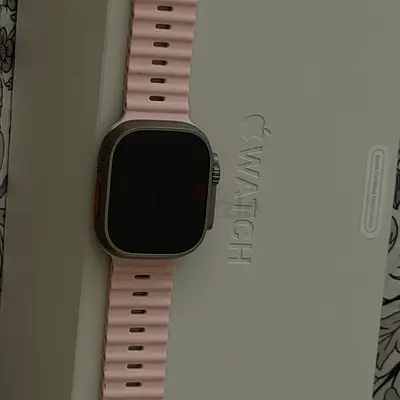 Watch Ultra 2 GPS + Cellular 49mm Natural Titanium Case with Blue Trail Loop - M/L