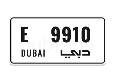 Dubai E 9910 ( Porsche 991 / 911 )
