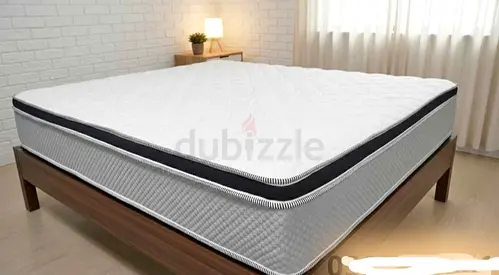 New mattress with top memory foam.  Same day delivery available