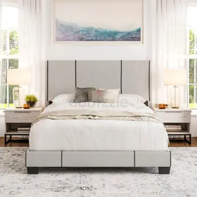 Queen Velvet Bed For Sale High Quality Custom Size