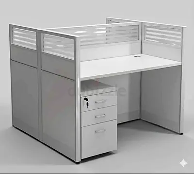 Modern Office Study Table with Storage