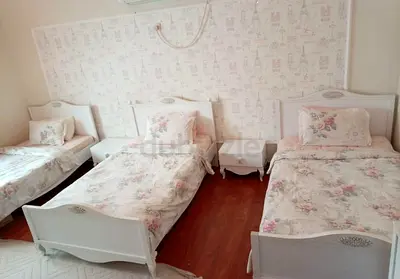 Beautiful White Bed Set with Mattresses
