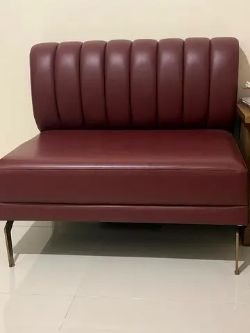 Stylish Maroon Accent Chair