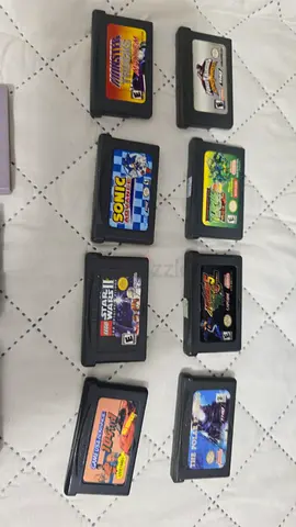 Collection of Classic Nintendo Game Cartridges