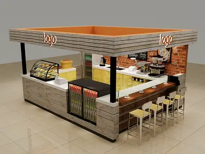 Luxury Fast Food Kiosk For sale