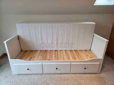 ikea  hamness daybed with ikea mattress