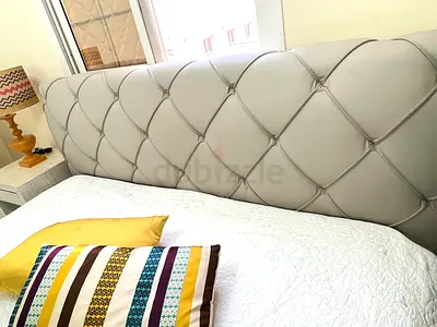 Marina Leather Bed with storage