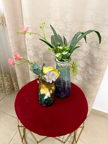 Decorative Vases with Flowers
