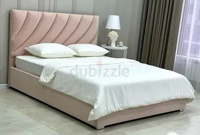 New Stylish Upholstered Bed with Headboard