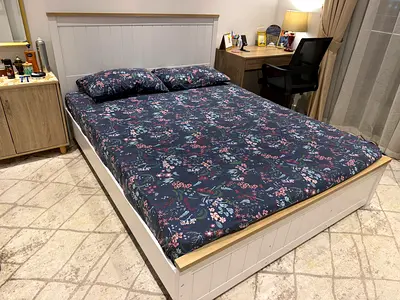 Queen Size Bed with Mattress Included