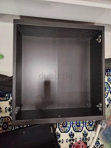 Simple Black Storage Cabinet