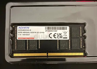 32GB DDR5 4800MHz RAM Module (Laptop Memory)