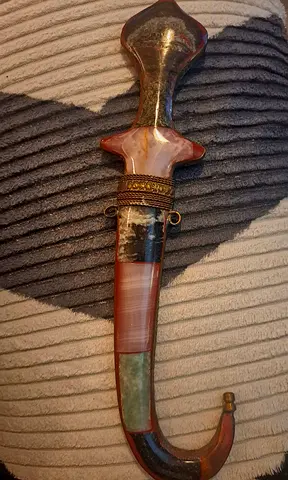 Traditional Antique Dagger (Kris) with Intricate Design