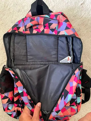 Colorful Geometric Pattern Backpack