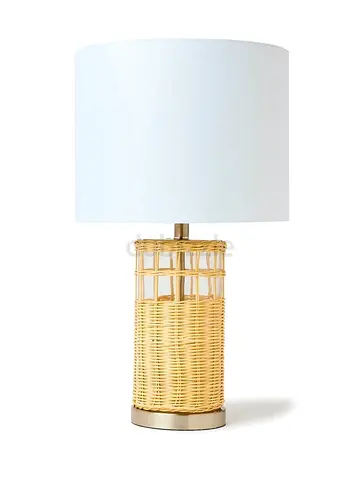 Stylish Woven Table Lamps - 2 lamps with 3 in 1 lights