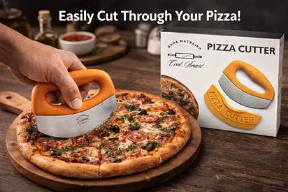 Raja Matbakh Pizza Cutter - Effortless Pizza Slicing